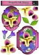Iris and Lace 2 Card Sheet 3D for a Special Lady