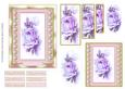Beauty in a Mauve Rose 2 Card Sheet