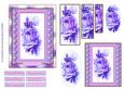 Beauty in a Purple Rose 2 Card Sheet