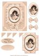 Layered Effect Decoupagewith a Delightful Vintage Lady Hap