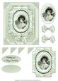 Layered Effect Decoupagewith a Delightful Vintage Lady Hap