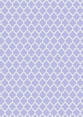 Quatrefoil in Velvet - A4 Background Sheet