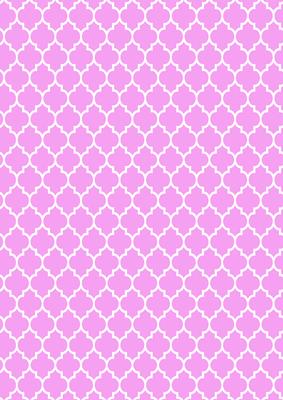 Quatrefoil in Fairy - A4 Background Sheet