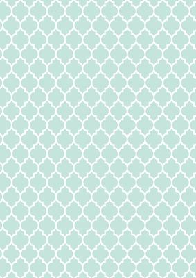 Quatrefoil in Sea - A4 Background Sheet