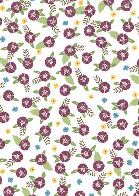Bouquet Bliss in Fuchsia - A4 Background Sheet