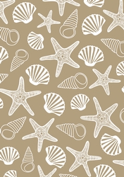 Seashells in Sahara - A4 Background Sheet