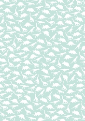 Micro Dinosaur in Sea - A4 Background Sheet