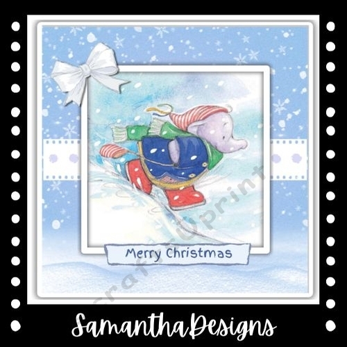 Cute Christmas Elephant Mini Kit