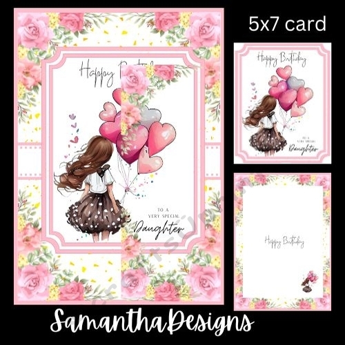 Daughter Birthday Card Mini Kit