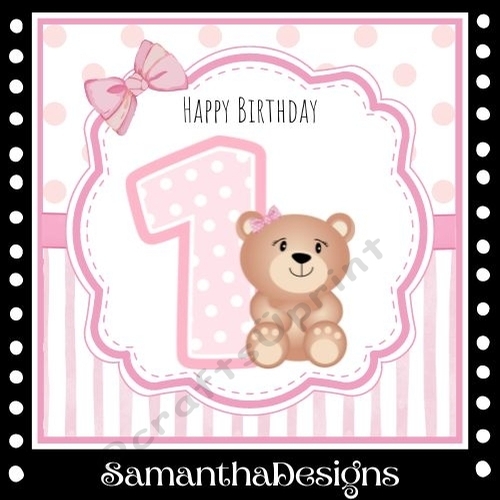 Girls First Birthday Mini Kit