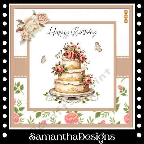 Beautiful Vintage Birthday Mini Kit
