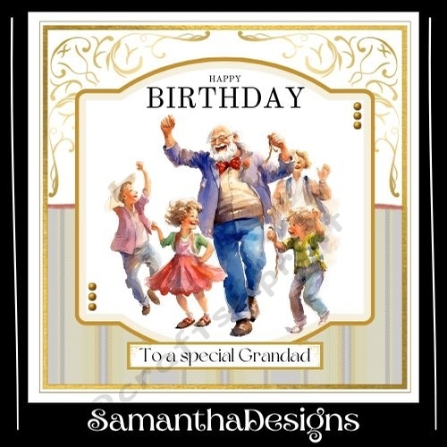 Dancing Grandad Birthday Mini Kit
