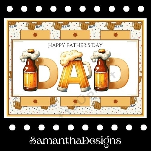 Beer Dad Fathers Day Card