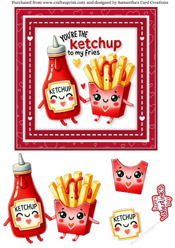 Ketchup To My Fries Sheet