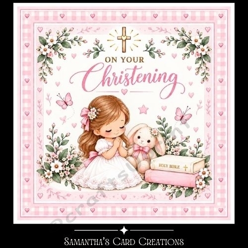 Girls Christening Mini Kit