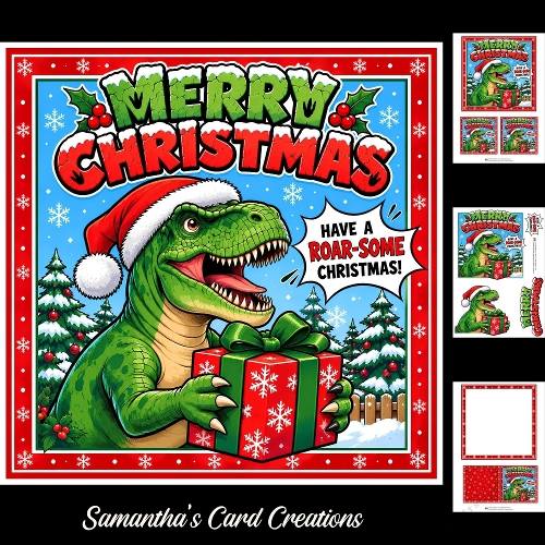 T-Rex Santa Mini Kit