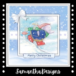 Cute Christmas Elephant Mini Kit