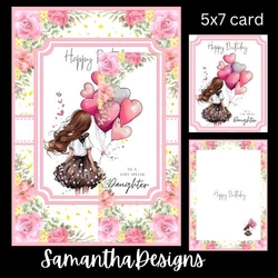 Daughter Birthday Card Mini Kit