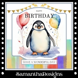 Rainbow Penguin Birthday Mini Kit