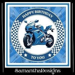Motorbike Birthday Mini Kit