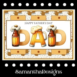 Beer Dad Fathers Day Card