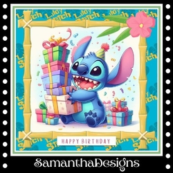 Stitch With Birthday Presents Mini Kit