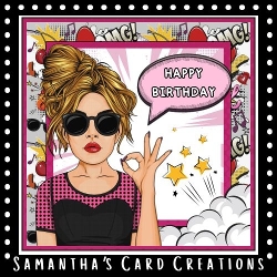 Pop Art Birthday Girl Mini Kit
