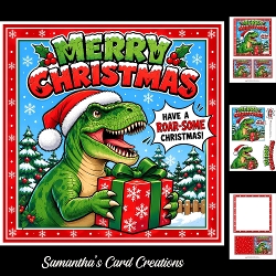cup1469963_113795 - T-Rex Santa Mini Kit