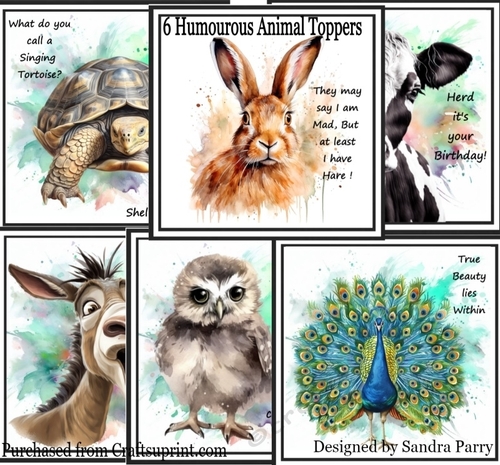 6 Humorous Animal Toppers