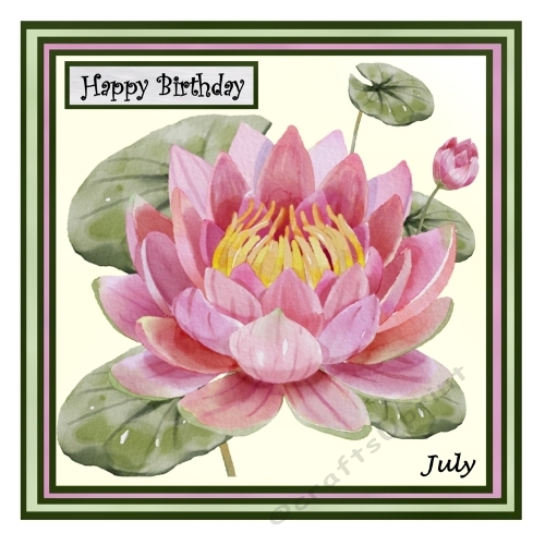 Birthday Flowers - July