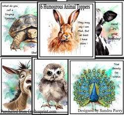 6 Humorous Animal Toppers