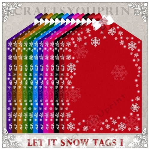 Let it Snow - Bold Tags I