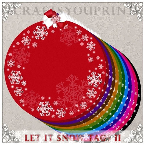 Let it Snow - Bold Tags II