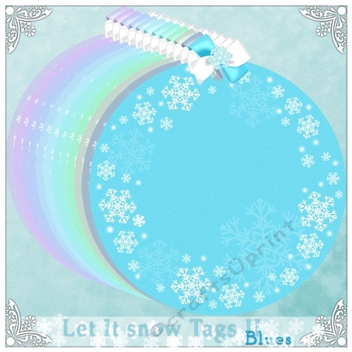 Let it Snow - Blue Tags II