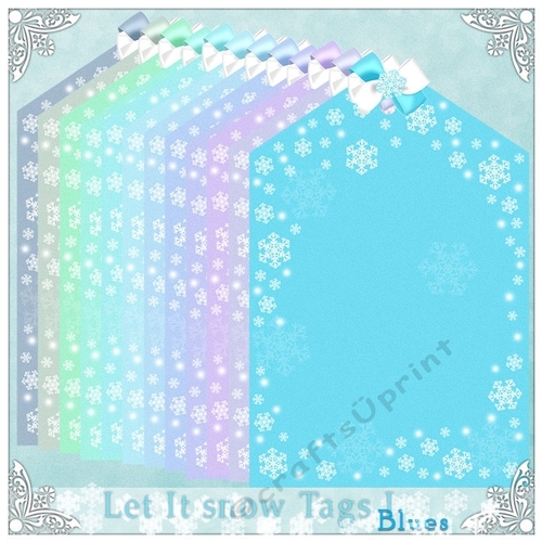 Let it Snow - Blue Tags I
