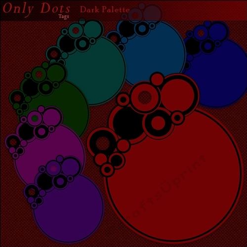 Only Dots Tags - Dark Palette