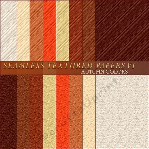 Textured Papers VI - Autumn Colors