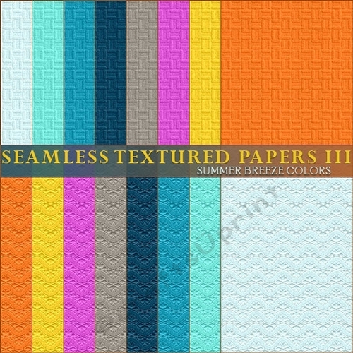 Textured Papers III - Summer Breeze Colors