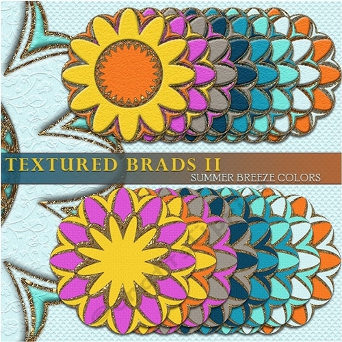 Brads II - Summer Breeze Colors