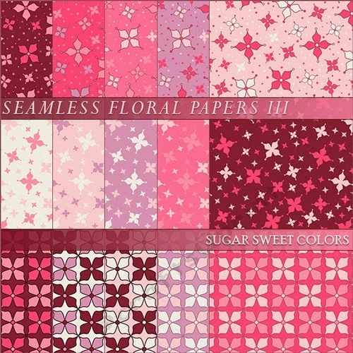 Floral Papers III - Sugar Sweet Colors