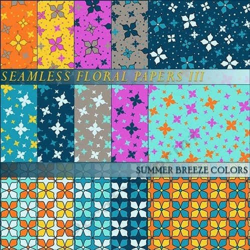 Floral Papers III - Summer Breeze Colors