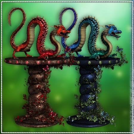 Fairy Pedestals Iv