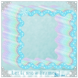 Let it Snow - Blue Frames I
