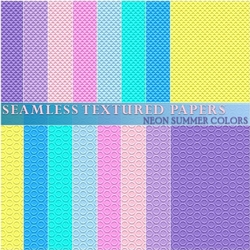 Textured Papers I - Neon Colors