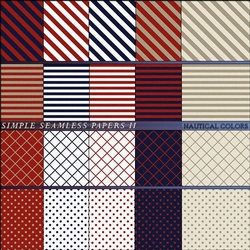 Simple Papers II - Nautical Colors