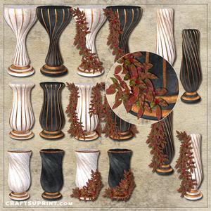 Autumn Elegance Pedestals
