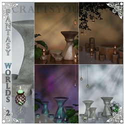 Fantasy Worlds II Backgrounds