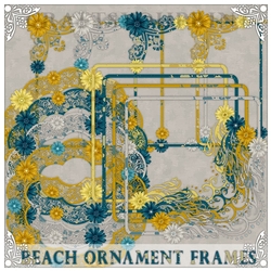 Beach Ornamental Frames