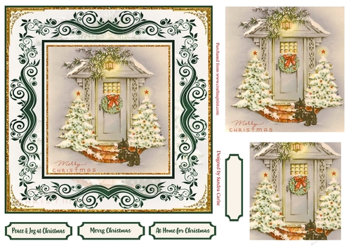 At Home for Christmas Topper 1