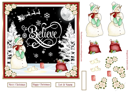 Christmas in the Snow Topper 5